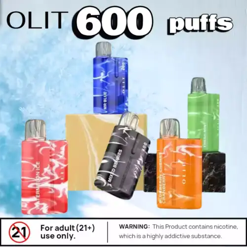 OLIT 600 Puffs Kompakte Einweg-Vape mit 2 % Nikotin & 10 Aromen